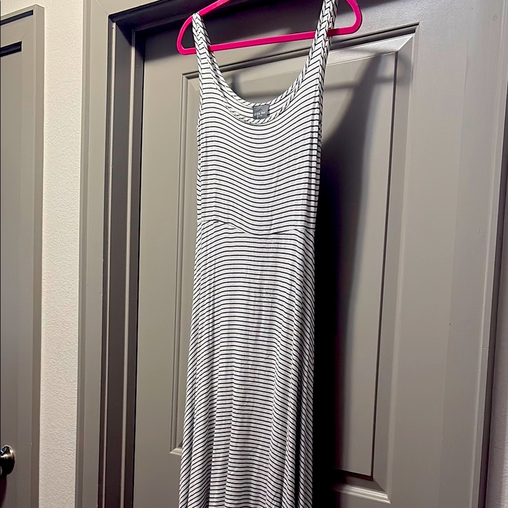 Olivia Rae New York Black and White Striped Dress